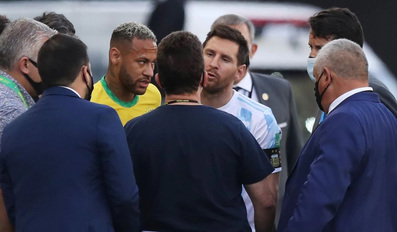 Lionel Messi and Neymar